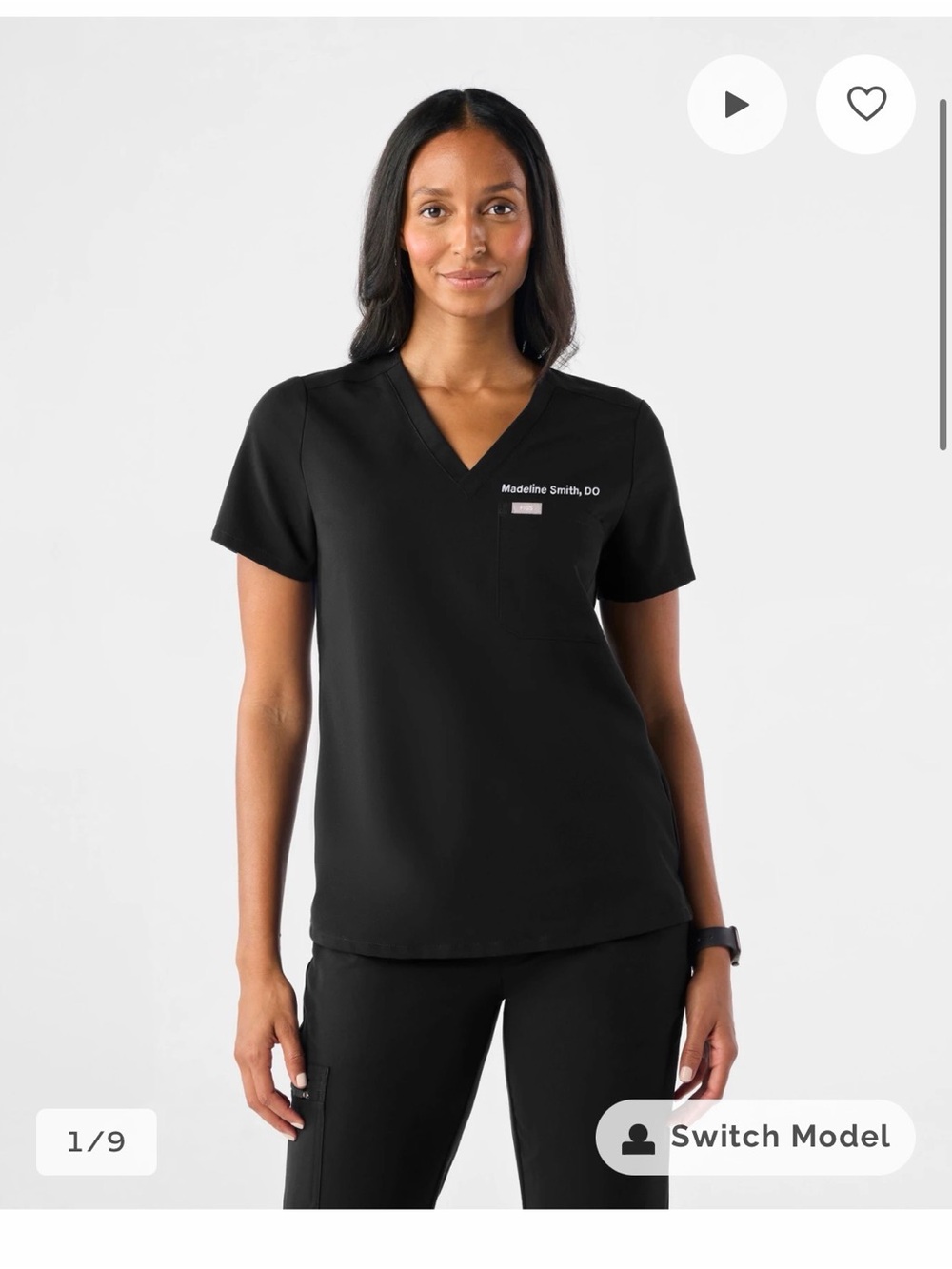 Figs Catarina One-Pocket Scrub Top